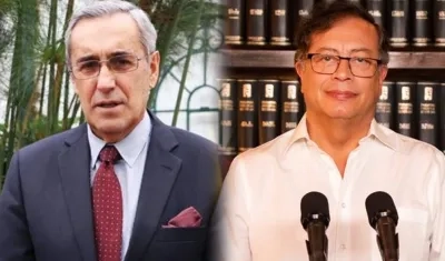 Jaime Arias y Gustavo Petro.