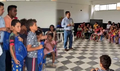 La donación fue por 100 millones de pesos.