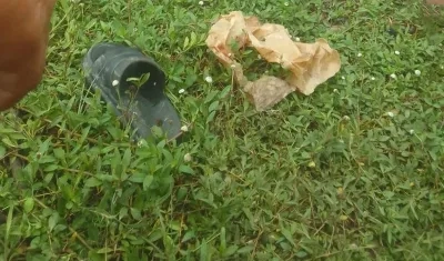 En este lugar fue encontrado el cuerpo sin vida en el barrio Cachimbero. 