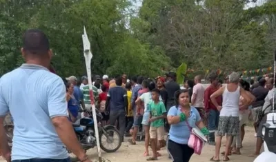 Lugar donde fue baleado el vendedor de jugo. 