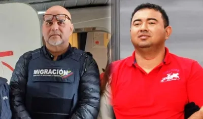 Salvatore Mancuso y Jorge Luis Alfonso López.