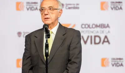 Iván Velásquez, ministro de Defensa. 