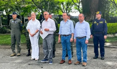 El Ministro de Defensa, Iván Velásquez.