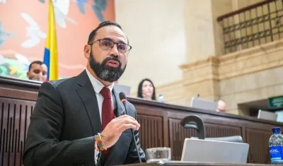 Andrés Camacho, ministro de minas y energía.