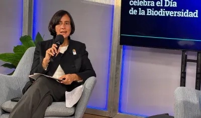 Susana Muhamad, ministra de Ambiente y Desarrollo Sostenible.