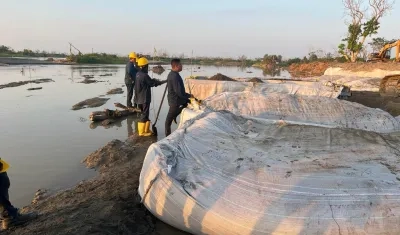 Las obras de la UNGRD no fueron suficientes por este nuevo rompimiento en 'Caregato'. 