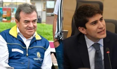 Olmedo López y Wadith Manzur.