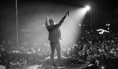 El cantautor Omar Geles.