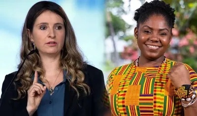 Senadora Paloma Valencia y la Vicepresidenta Francia Márquez. 