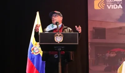 El Presidente de la República, Gustavo Petro.