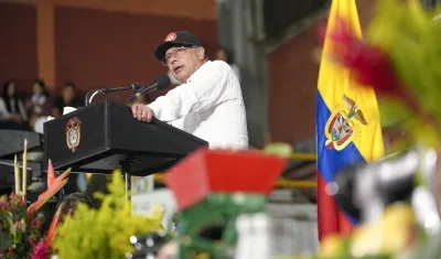 El Presidente de la República, Gustavo Petro.