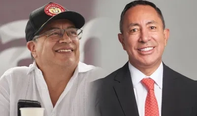 Gustavo Petro y Ricardo Roa.