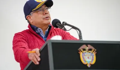 El Presidente Gustavo Petro.