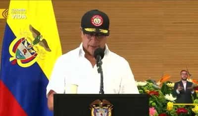 El presidente Petro desde Rosas, Cauca