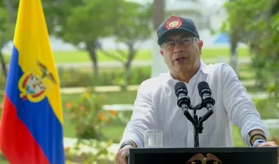 El Presidente Gustavo Petro.