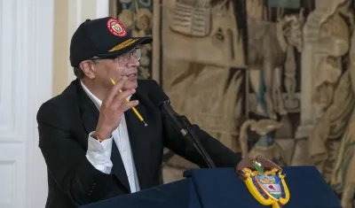 El Presidente Gustavo Petro.