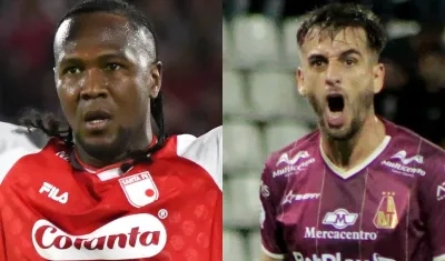 Celebraciones de Hugo Rodallega y Facundo Boné.