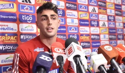 Santiago Mele, arquero de Junior.