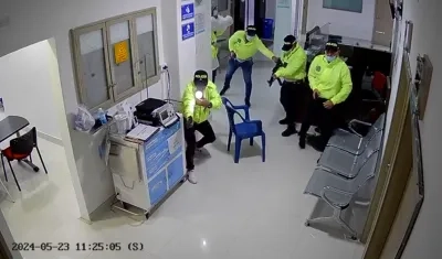 Imagen de los sicarios que perpetraron el ataque.