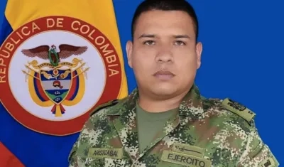 Soldado profesional Jonathan Aristizábal Sierra. 