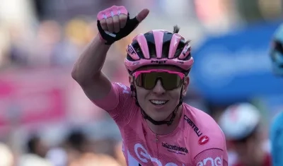 Tadej Pogacar, campeón del Giro de Italia.