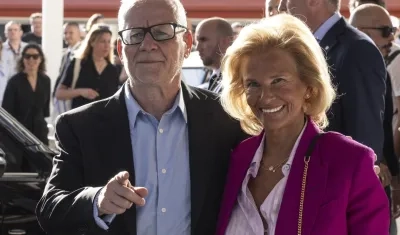 Thierry Fremaux, director del Festival de Cannes e Iris Knobloch, presidenta del Festival.