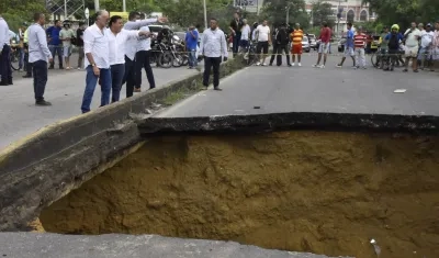 El Gobernador del Atlántico, Eduardo Verano.
