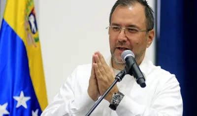El ministro venezolano de Exteriores, Yván Gil Pinto.