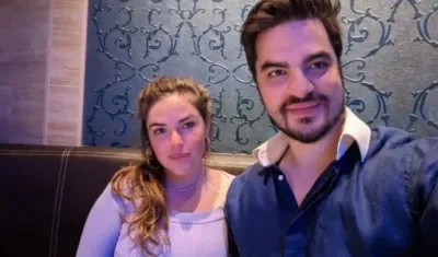 El serbio David Knezevich, y su esposa, la colombiana Ana María Henao