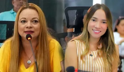 Alejandra Moreno e Isabella Pulgar, diputadas del Atlántico