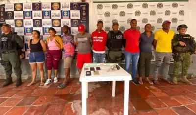 Presuntos miembros del 'Clan del Golfo' fueron capturados.