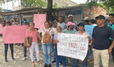 Damnificados de Piojó.