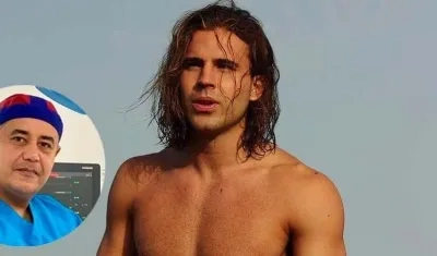 El médico colombiano Edwin Arrieta y el joven español Daniel Sancho