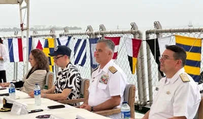 El ministro de Cultura, Juan David Correa, presidió el lanzamiento del proyecto `Hacia el corazón del galeón San José