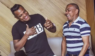 Omar Geles y Miguel Morales, fundadores de Los Diablitos. 