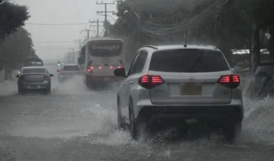 Lluvias en Colombia. 