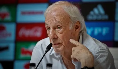 César Luis Menotti, extéxnico de la selección Argentina. 