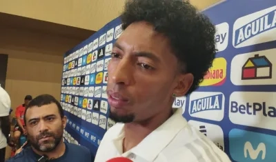 Johan Mojica, lateral izquierdo de la Selección Colombia. 