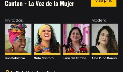 'Músicas del Caribe: el poder de la voz - Mujeres que cantan'.