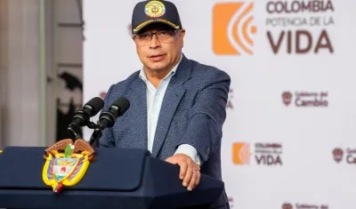 El Presidente Gustavo Petro.