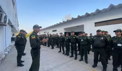 Policías del Departamento del Atlántico