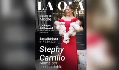Stephy Carrillo es la portada de la revista La Ola Caribe