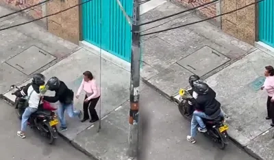 Hombre robó a adulta mayor.