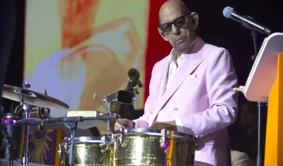 Willie Rosario durante un concierto el pasado 27 de abril.