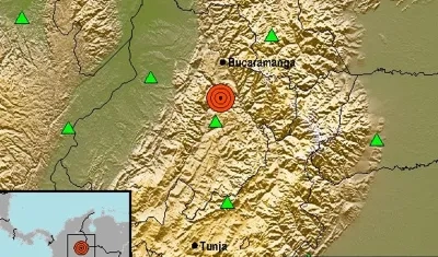 El fuerte sismo de este lunes en la Mesa de los Santos