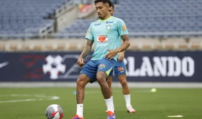 Raphinha, delantero del Barcelona y de la selección brasileña. 