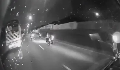 Imagen del accidente.