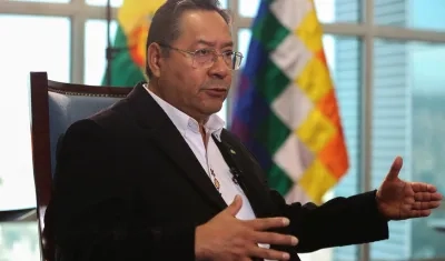 El presidente de Bolivia, Luis Arce.