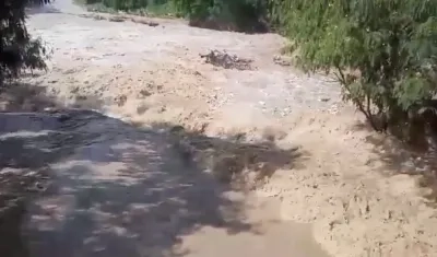 Arroyo que arrastró a menor de 9 años en El Bosque. 