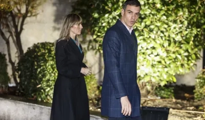 Begoña Gómez y Pedro Sánchez.